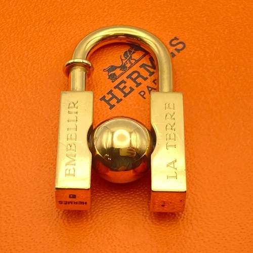 Charm hermes cadena lock gold - charm,