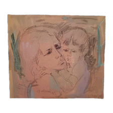 Dipinto tecnica mista su carta