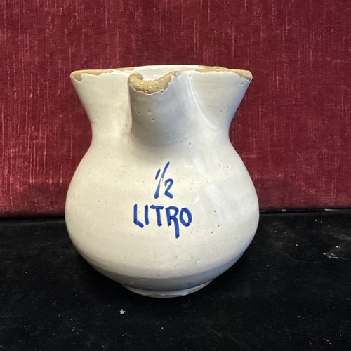 Antica brocca vino mezzo litro - mezzo,