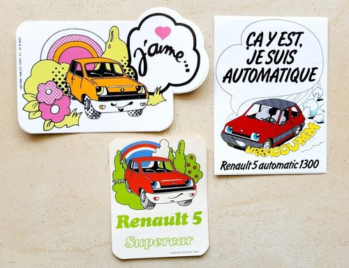 Renault lot autocollants - 3,