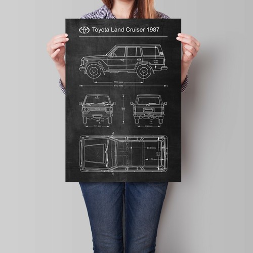 Poster toyota land cruiser - poster,