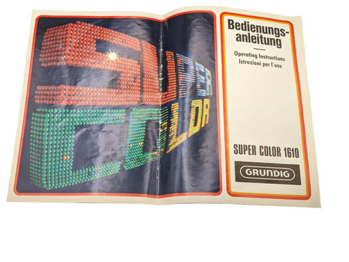 Grundig super color 1610 - grundig,