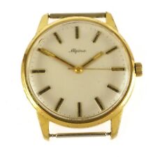 Orologio Vintage ALPINA Oro su Acciaio Funzionante