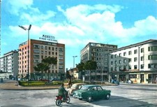 ud 134 - 1961 UDINE Piazzale Osoppo - Insegna Birra Moretti - VG Ed. Janovitz