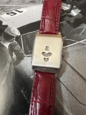 Orologio Art Decò Jump Hour nichel cromato COMPLETAMENTE REVISIONATO e funzionante perfetto anni '30 