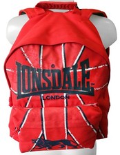 Zaino americano LONSDALE 4 Lion London Scuola Tempo libero Idea regalo Vintage