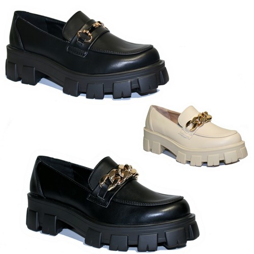 Scarpe donna mocassino catena - mocassino,