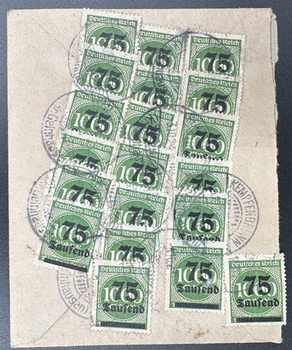 Impero tedesco inflazione 1923