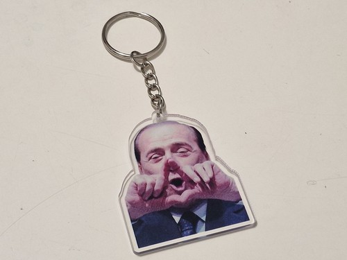 Portachiavi silvio berlusconi - portachiavi,