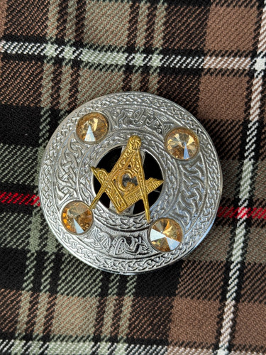 Distintivo massonico dorato