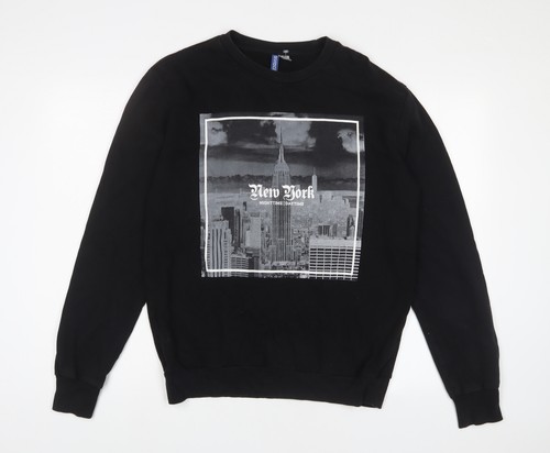Felpa pullover uomo cotone - h&m,