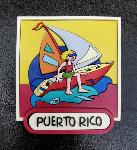Fridge magnet souvenir puerto - fridge,