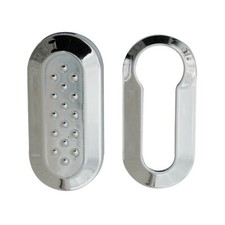 GUSCIO COVER CHIAVE CROMATA FIAT GRANDE PUNTO BRAVO EVO 500 LANCIA YPSILON DELTA