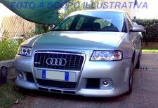 FARI CROMO LENTICOLARI PER AUDI A3 8L ANGEL EYES A LED DAL 1996 AL 08/2000