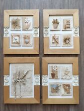 IDEA REGALO SET 4 QUADRETTI SHABBY CHIC COUNTRY ARREDAMENTI CUCINA 22,5 X 17,5cm