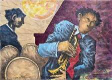 Jazz IIII Giampaolo Talani Opera LITOGRAFIA Numerata Firmata su Carta 30x25