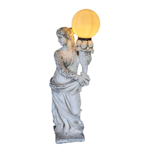 Statua con lampada - statua,