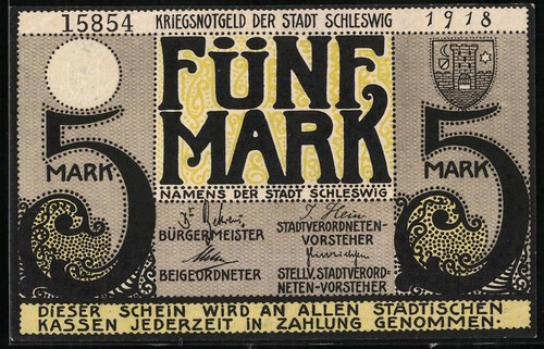 Notgeld schleswig 1918 5 - notgeld,