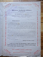 1897-MINIERE SOLFUREE ALBANI