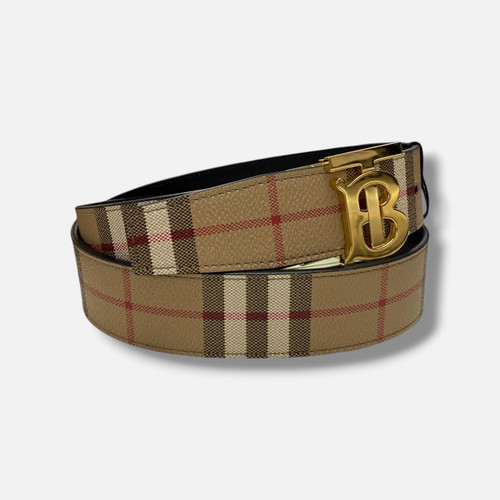 Cintura uomo burberry beige - uomo,