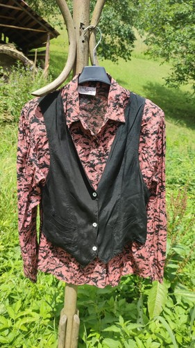 Blusa gilet finto 100 - %, viscosa