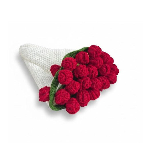 Coperta con bouquet fiori - di,