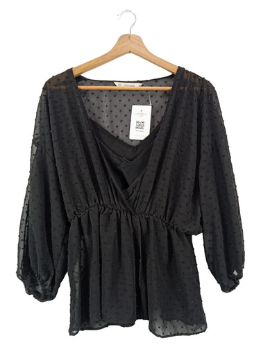 Camicia zara donna nera - donna, taglia