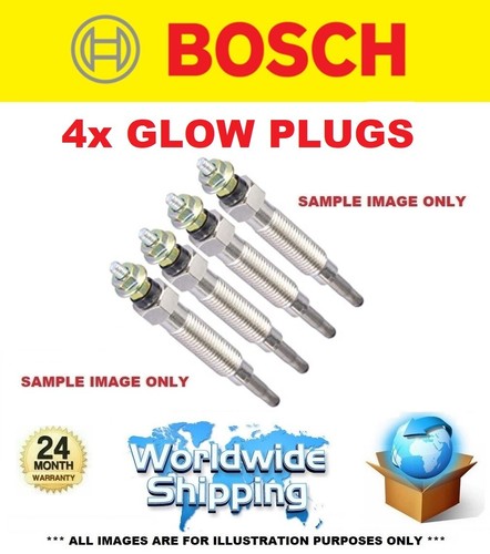 Bosch candelette per toyota - 4x,