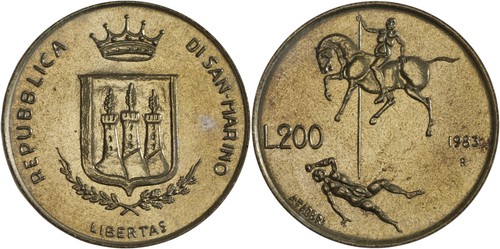 San marino 200 lire - marino:,