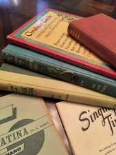 Lotto di libri e spartiti per