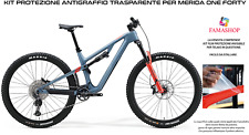 KIT PELLICOLA PROTEZIONE TRASPARENTE PER BICI MTB MERIDA ONE FORTY
