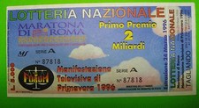 Biglietto lotteria maratona - ,