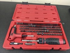 #bm654 Mac Tools NUOVO sbdr121rbrt Avvitatore a Cricchetto e Bit Set 121 Pezzi