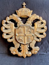 Stemma araldico legno - araldico, in