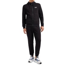 Ea7 Emporio Armani Tuta da Uomo Core Identity Nera Codice 8NPV68PJVTZ-1200 - 9M