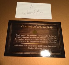 Autografo Sonny Bono Indice