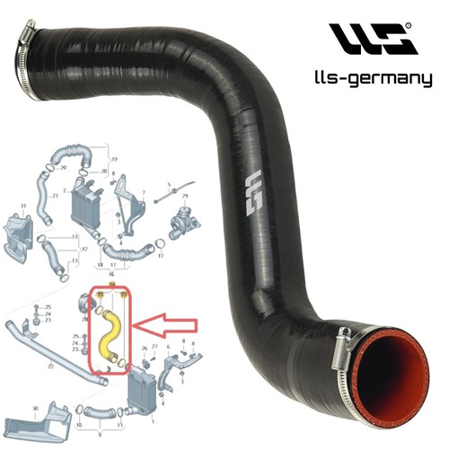 Tubo turbo intercooler per