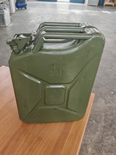 Tanica 20 litri metallo benzina carburante acciaio verniciato omologata norma UN