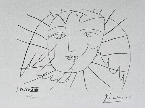 Pablo picasso visage - picasso, la