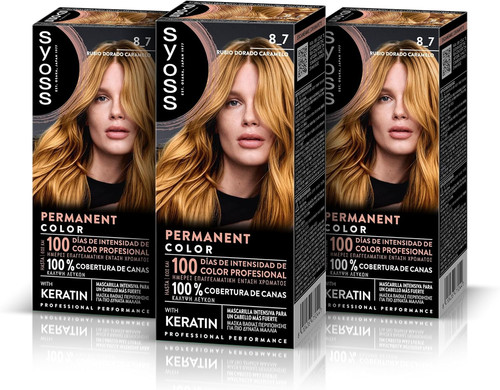Permanent color biondo - color, 8-7
