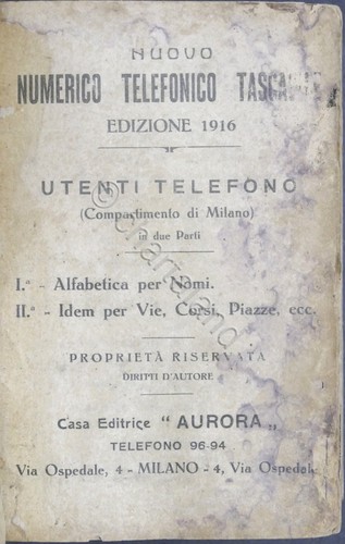 Nuovo numero telefonico - nuovo,