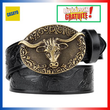 Ceinture Homme Cuir Boucle