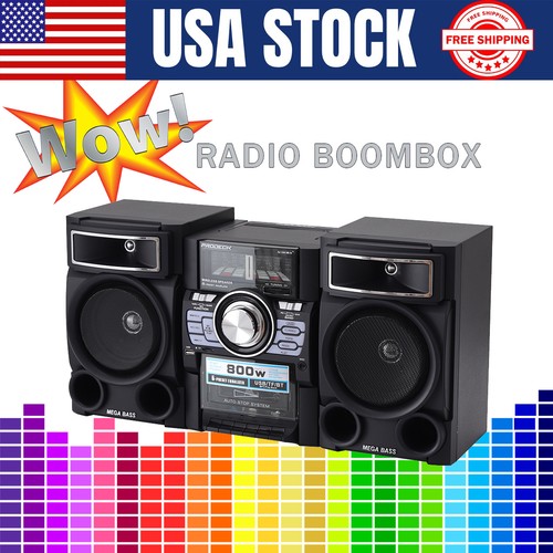 800w retro cassetta radio - cassetta,