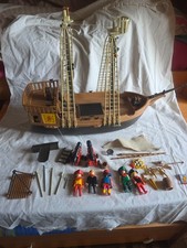 Playmobil vintage pirati galeone tantissimi personaggi e accessori 3550