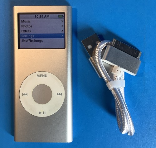Silver 4gb ipod nano 2nd - silver, gen
