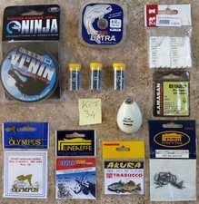 Articoli per la pesca: Ami, Bombarde, fili, girelle, torcia, artificiale, canna