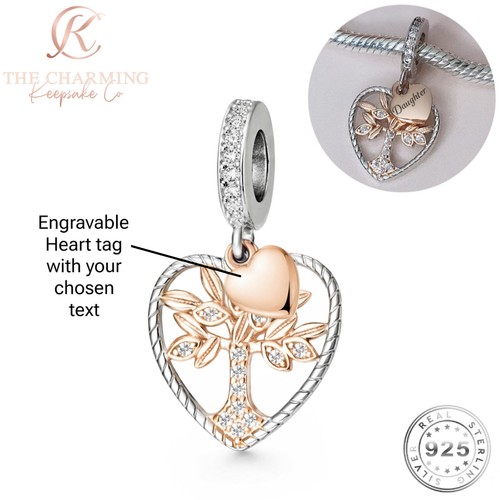 Charm albero famiglia - charm, argento
