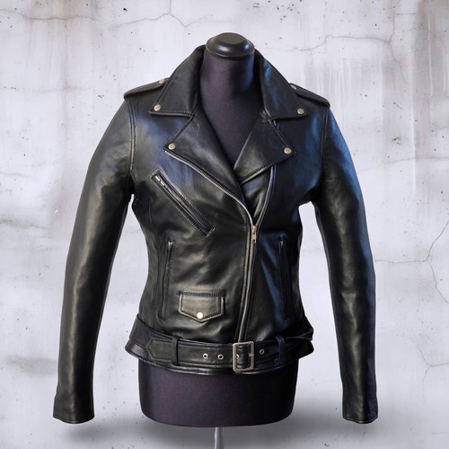 Giubbotto pelle chiodo metal