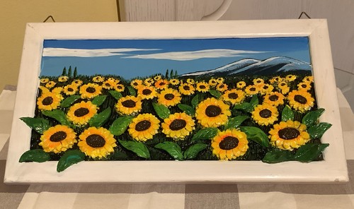 Quadro cornice mattonella - quadro,