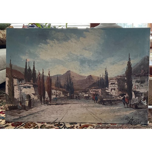 Dipinto olio vintage pablo - dipinto,